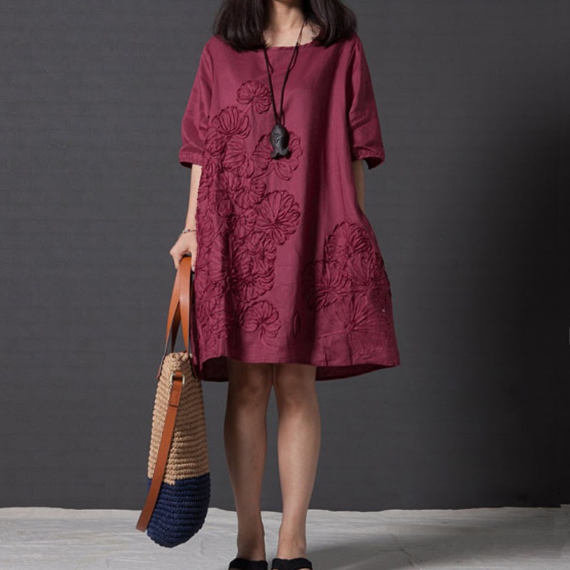 半袖ミニシャツワンピース 刺繍ミニワンピース 半袖ワンピース ワイドシャツワンピース スカート ワンピース Tシャツ プルオーバー オールインワン ミニ ミニ丈 ショート ショート丈 袖あり 半袖