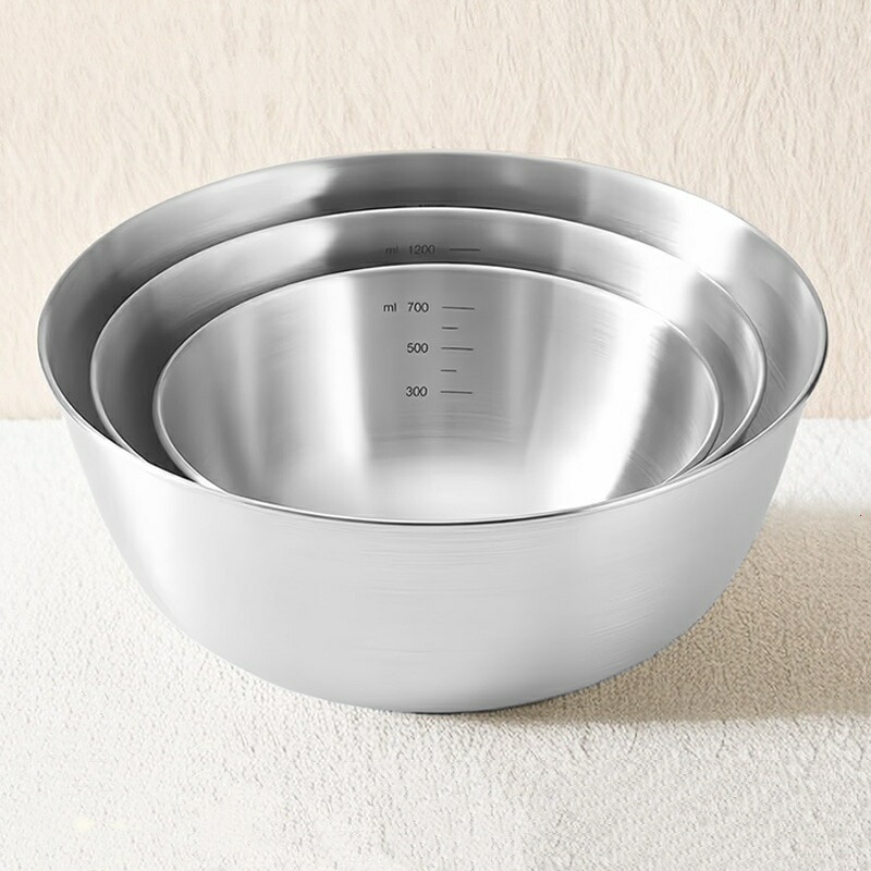 キッチンボウル料理ボウルサラダボウル ステンレス製 ボール 収納可 下ごしらえ キッチンボウル 調理器具 薬味 サラダ ケーキ 卵 耐久性抜群 コンパクト 新生活応援 一人暮らし キッチン