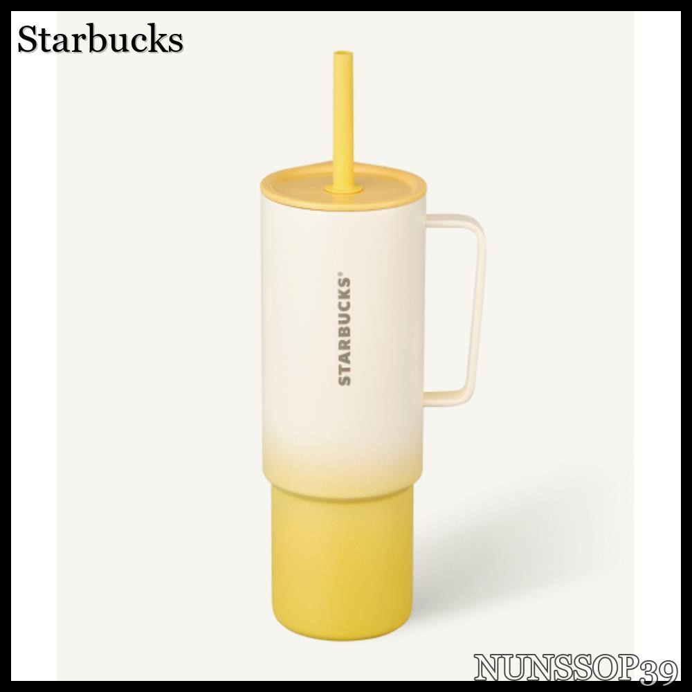 Starbucks SS Flower Market Mir All-Day Handle Cold Cup 9