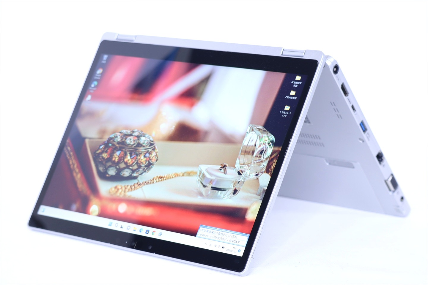 即配 2021年WQXGA+液晶パワフル2in1PC Lets note CF-QV1SFLAS i7-1185G7 16GB 512GB 12.0WQXGA+ Wi-Fi6 リカバリ BAA評価