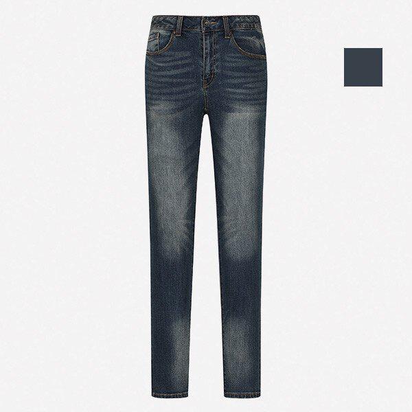 共用基本ウォッシング起毛スキニーデニムパンツ (NQI604)