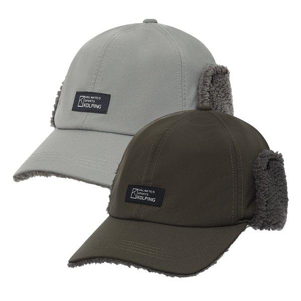 男女兼用イヤーフラップ付き登山帽子 部分ブークレ生地保温 2384CK718U