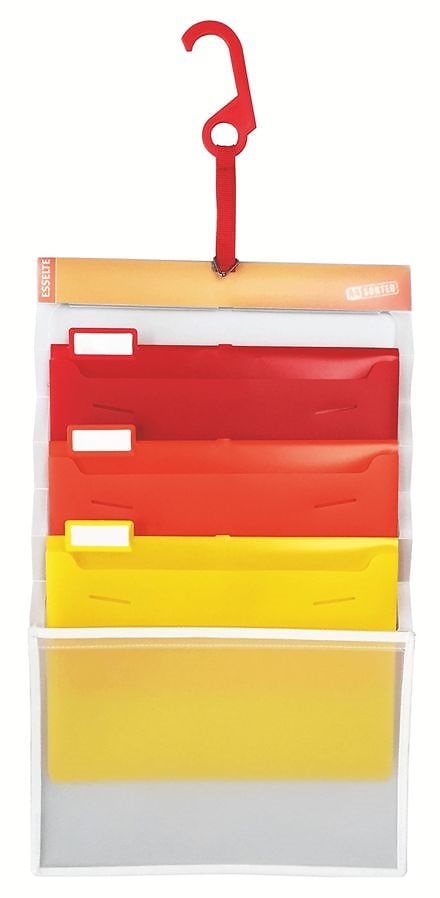 （まとめ買い）エセルテ エセルテA4ソーテッド3段 ウォームカラー 22371 [x3]