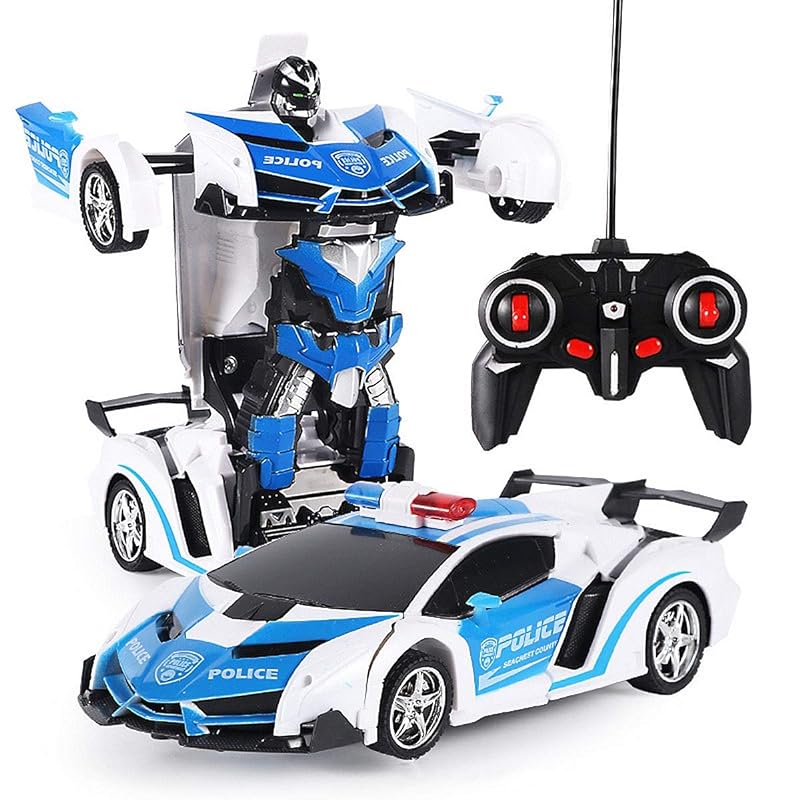 WEECOC ラジコンカー RCカー おもちゃの車 オフロードリモコンカー 高速 安定性高い 耐衝撃 子供おもちゃ 贈り物 (青)
