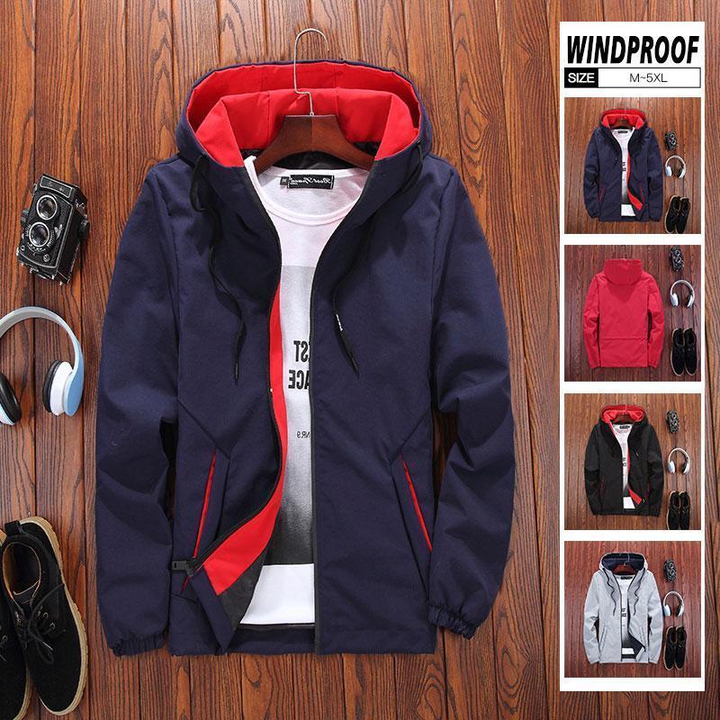 【即納】マウンテンパーカー パーカー メンズ ジャケット ウインドブレーカー ジャンバー アウター フード付き 撥水 春秋 ゆたり スポーツ 通勤