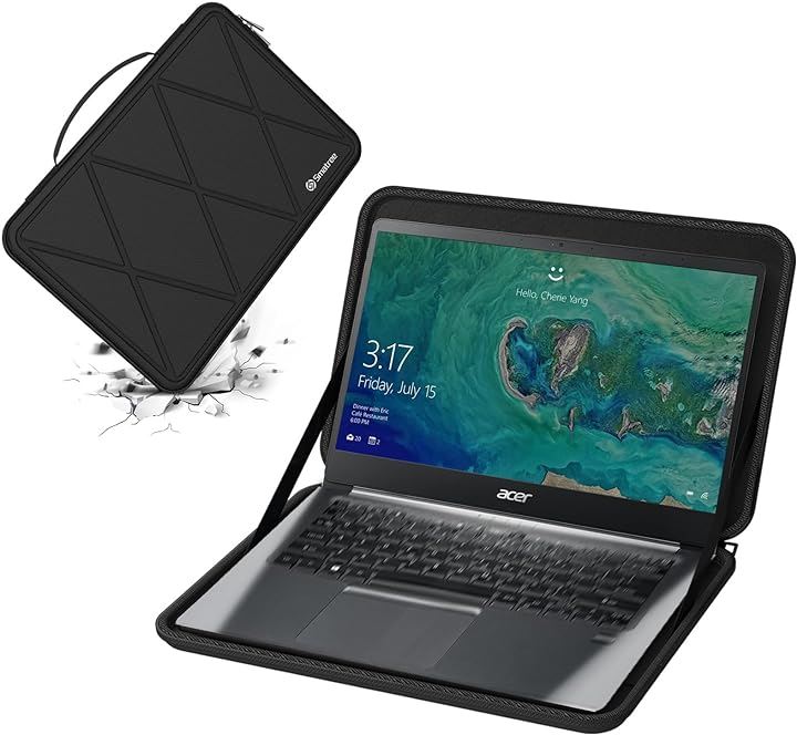 ハードEVA保護スリーブケース 14インチ Acer Swift 1ノートパソコン専用ハードケース M53( Black, For Acer 14インチ（M53）)