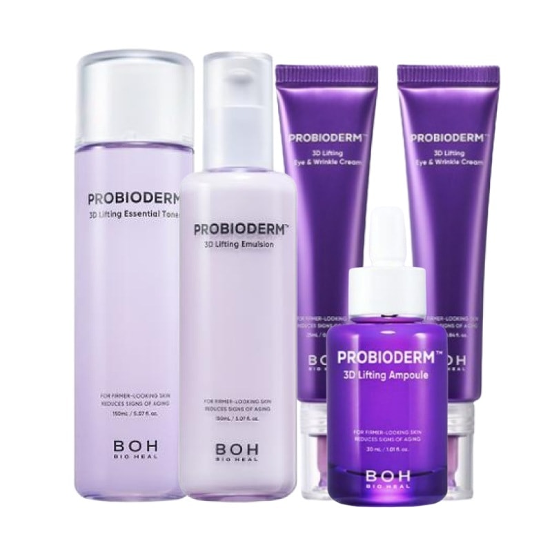 Boh プロバイオダム 4点 セット(トナー 150ml+ローション150ml+アンプル30ml+アイクリーム 50ml) / 韓国 人気 しわ たるみ 毛穴弾力ケア コスメフルセット