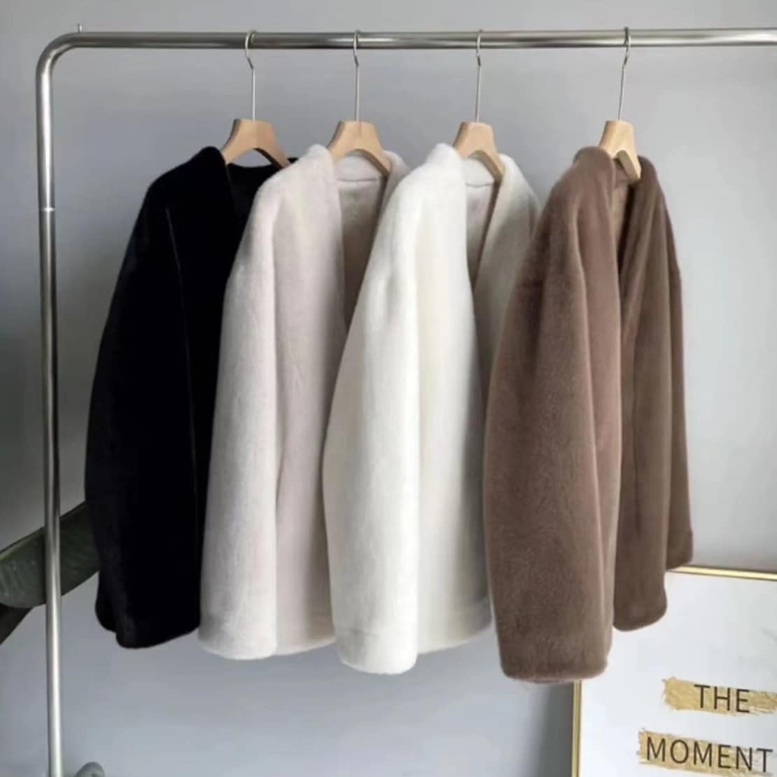 レディース ゴールドミンク風ファーコート フェイクミンク 上品 ハイエンド 若者向け エレガント ルーズ ふわふわ 秋冬 人気 トップス