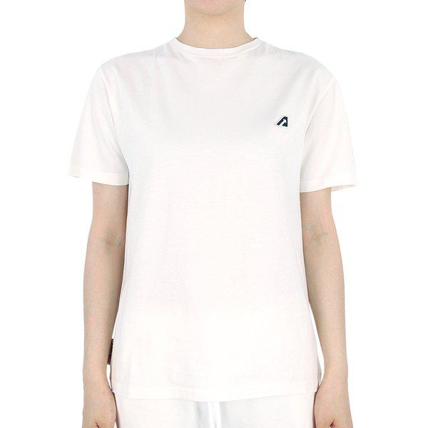 オートリー23SS 女性アイコニック エンボス ロゴ半袖(ホワイト) TSIW 2311