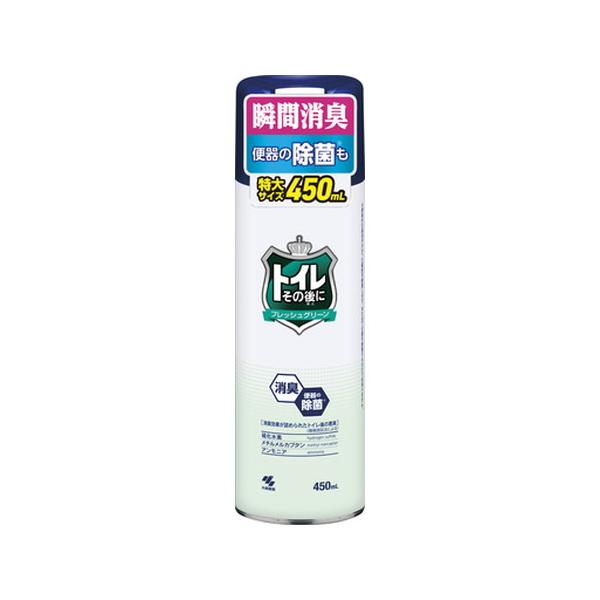 10個セット/トイレその後に 大フレッシュグリーン 450ｍｌ [小林製薬]