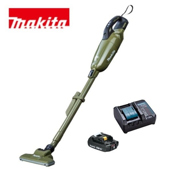 当店だけ！バッテリー充電器も1年保証! マキタ コードレス掃除機 18V カプセル式 オリーブ CL284FDZO + バッテリー BL1820B + コンパクト充電器DC18WC 充電式　クリーナ 36,740円