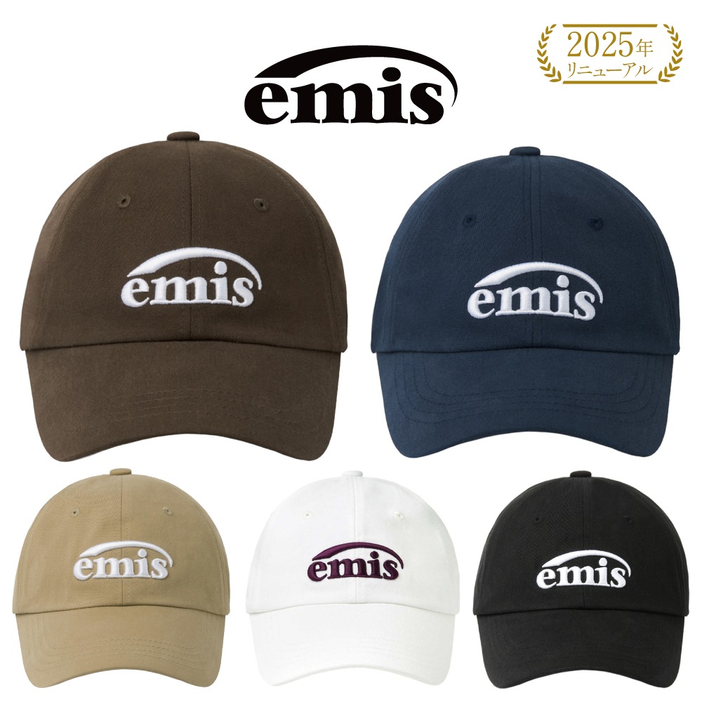 【公式正規品】 New Logo イミス キャップ 2025年改定モデル［5タイプ］ 男女共用 ユニセックス おしゃれ 日除け レディース メンズ ブランド 春夏 コットン キャップ エミス 帽子