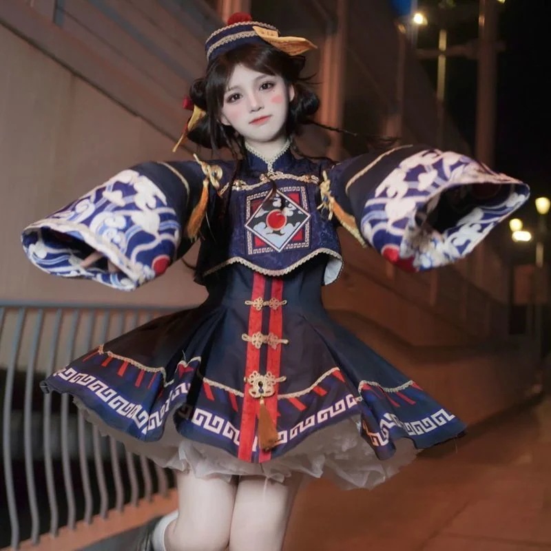 子供用ハロウィーン新作リトルゾンビlolitaロリータcos服jskワンピースloスカートスーツ