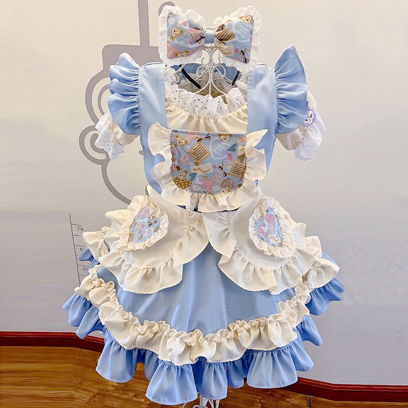 22年レディースファッション福袋特集 年末新品 Lolita アリスメイド服 可愛い お姫様 華麗 セット クリーム色 ブルー ワンピース Armarinhodasnovidades Com Br 22年レディースファッション福袋特集 年末新品 Lolita アリスメイド服 可愛い お姫様 華麗 セット クリーム色 ブルー ワンピース Armarinhodasnovidades Com Br