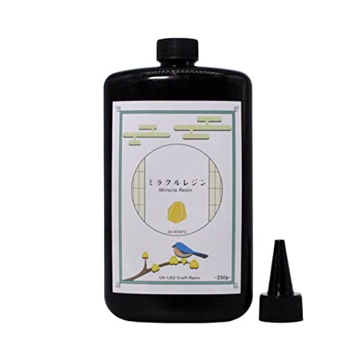 SK本舗 大容量 UV-LED レジン液 ミラクルレジン MIRACLE RESIN (250G)