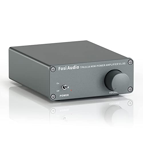 Fosi Audio【アップグレード】オーディオアンプ2チャンネル ステレオHiFiデジタルアンプ