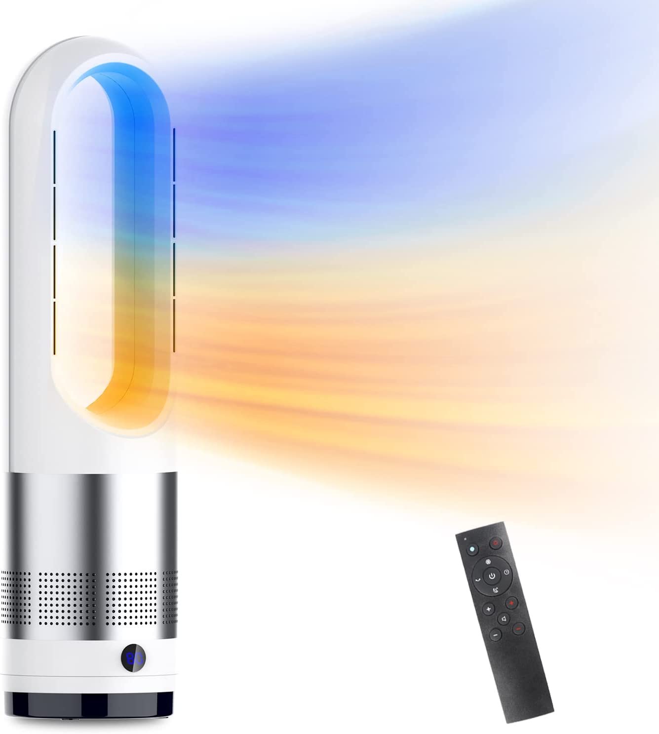 セラミックヒーター 冷暖兼用 電気ファンヒーター 暖房器具 省エネ 節電 100首振り 3段温風＆８段送風切替 9Hタイマー セラミックファンヒーター AWN-03 13,104円