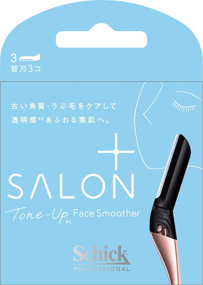他サイト： Schick(シック) ハイドロシルク サロンプラス トーンアップ フェイススムーサー 替刃(3コ入) カミソリの商品画像