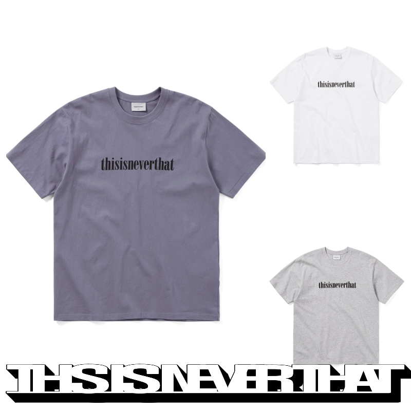 【THISISNEVERTHAT】 ONYX LOGO TEE : 3COLORS