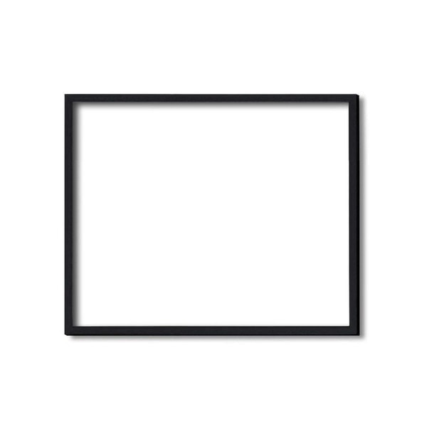 デッサン額縁/フレーム 半切サイズ 545424mm ブラック(黒) 壁掛けひも/アクリル付き 化粧箱入り 5767