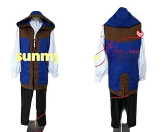 騎士竜戦隊リュウソウジャー 青 コスプレ衣装 ウィッグ靴追加可能