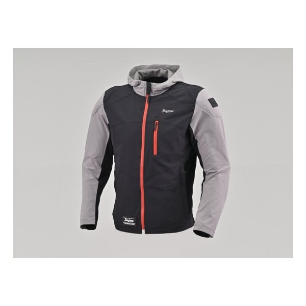 クイックドライパーカー ソフトプロテクター付属 DJ-009 ブラック/レッド L D46751