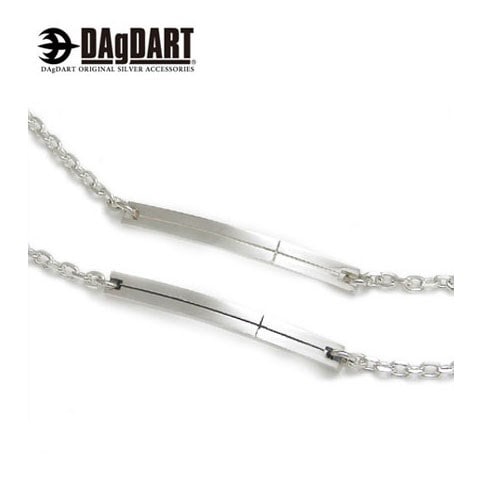 ダグダート DAgDART 誕生石セットOK！クロスライン ペアブレスレット シルバー DB-108