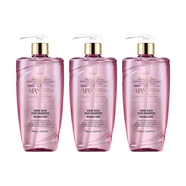 サロンド マスター シュッシュッ ヘアシャンプー ダブルケア 400ml x3