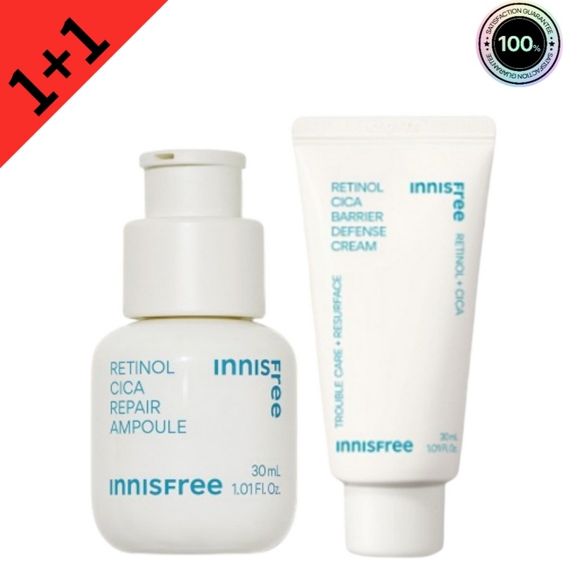 [1+1レチノールシカセット]レチノールシカアンプル 30ml1個+レチノールシカ痕跡クリーム30ml1個/レチノールシカ痕跡アンプル/雑貨痕跡アンプル/トラブル肌/肌防御力/敏感状況抵抗力/外部刺激