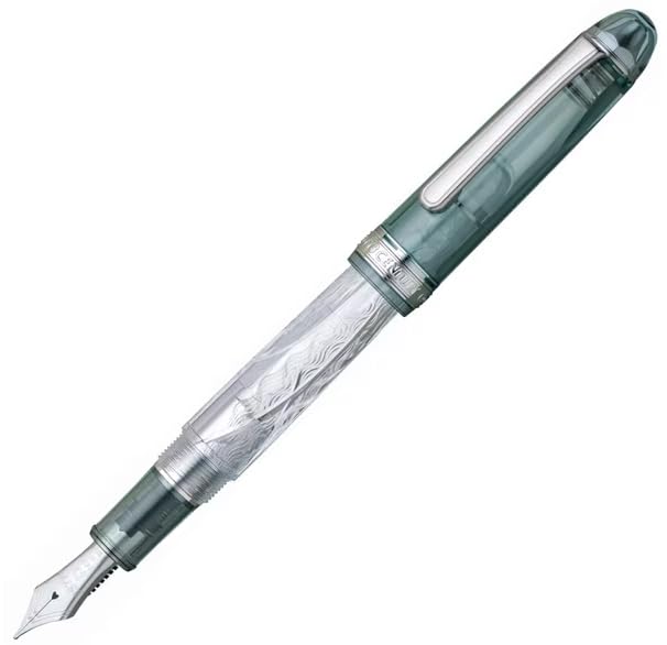 PLATINUM プラチナ万年筆 万年筆 世界限定2500本 #3776 センチュリー 富士雲景シリーズ 絹雲(きぬぐも) PNB-43000FU-58 ペン先14K (細字F)