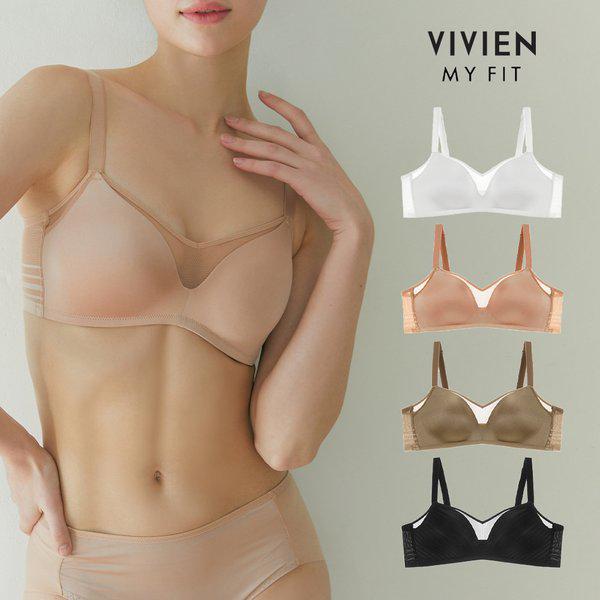 マイフィット ノンワイヤー Tシャツフィット シームレス フルカップ 補正ブラ