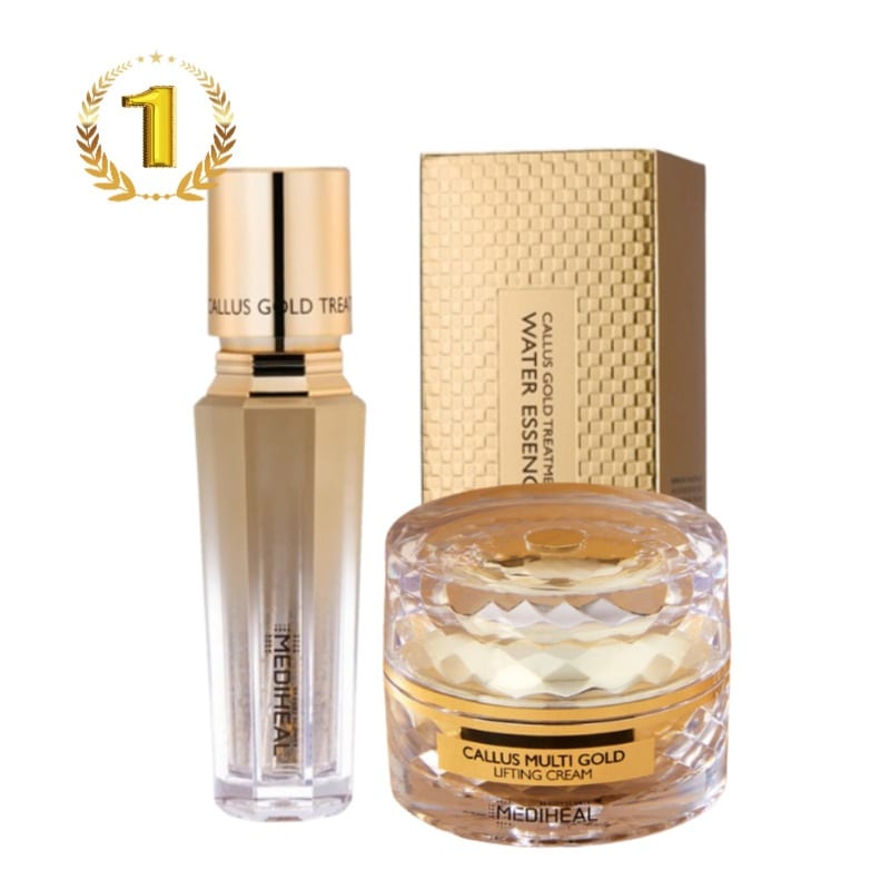 カラス マルチ ゴールド リフティング クリーム50mlカラー ゴールド トリートメント ウォーター エッセンス 30ml[セラム,クリーム,美容液 ,毛穴ケア, 韓国コスメ, スキンケア,