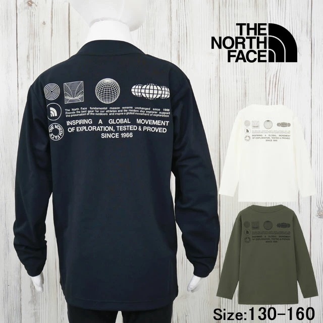 ザ・ノース・フェイス ロングTシャツ キッズ ジュニア NTJ12565 ロングスリーブサンシェードティー ラッシュガード 長袖 UVプロテクト トップス Tシャツ 水着 耐塩素 アウトドア かぶり