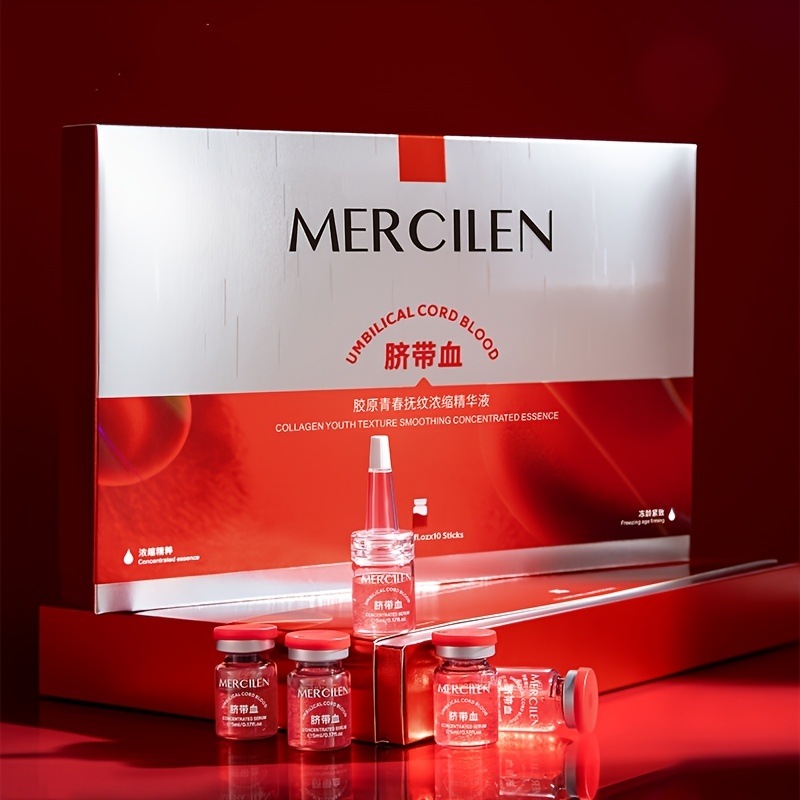 コラーゲン引き締め保湿セラム 5ml*10ヒアルロン酸ビタミンEフィトスクアラン配合保湿・潤いを与えるフェイスライトベージュスキンケアライトベージューの若々しさを演出あらゆるタイプに適して