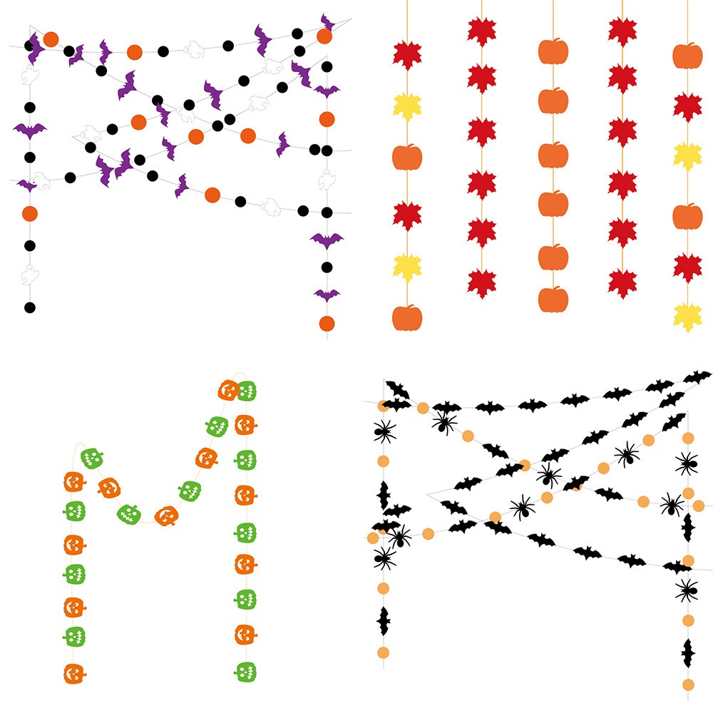 新しいハロウィーン感謝祭パーティーチャーム装飾コウモリスパイダーゴーストカボチャメープルリーフハンギングデコレーションラテアート
