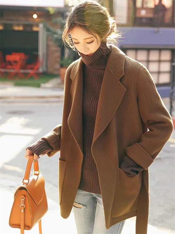 新作セール コート チェスターコート レディース 秋冬 ロング丈 チェスターコート 無地 ラシャコート キャメル 韓国風 アウター 通勤 着痩せ ゆったり