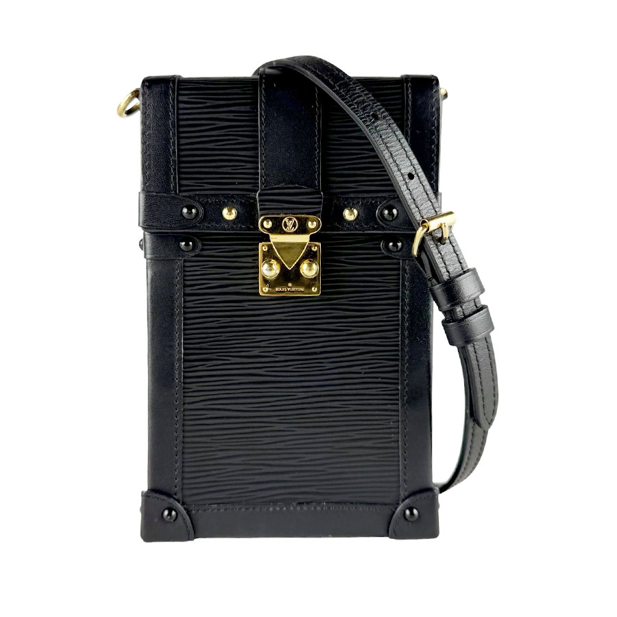 ルイ ヴィトン LOUIS VUITTON ショルダーバッグ エピ ポシェット トランク ヴェルティカル エピレザー ノワール レディース M67871 z10072