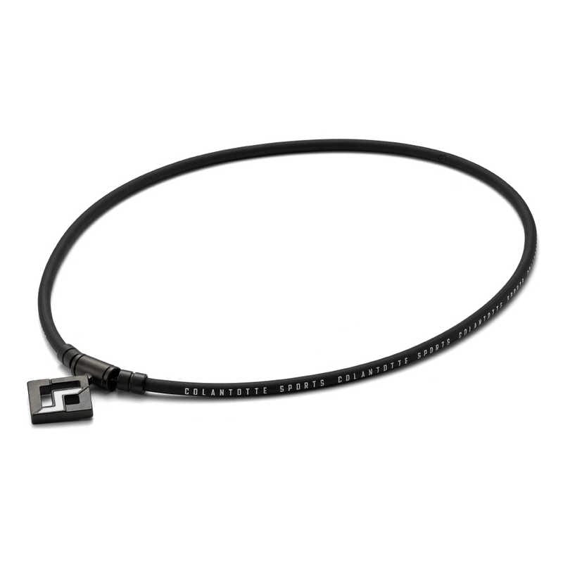 コラントッテ　SPORTS PRO マグチタンネックレス SG160(51cm)ループ：ブラック×ホワイト トップ：ブラックチタン×ホワイト　DBAAC2715