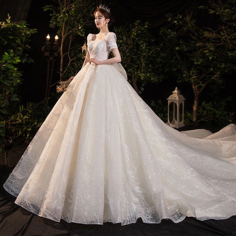 ドレス 成人式 ワンピース トレーン ドレス ウェディングドレス 正式な場合礼装 パーティードレス 花嫁ロングドレス ドレス ワンピース