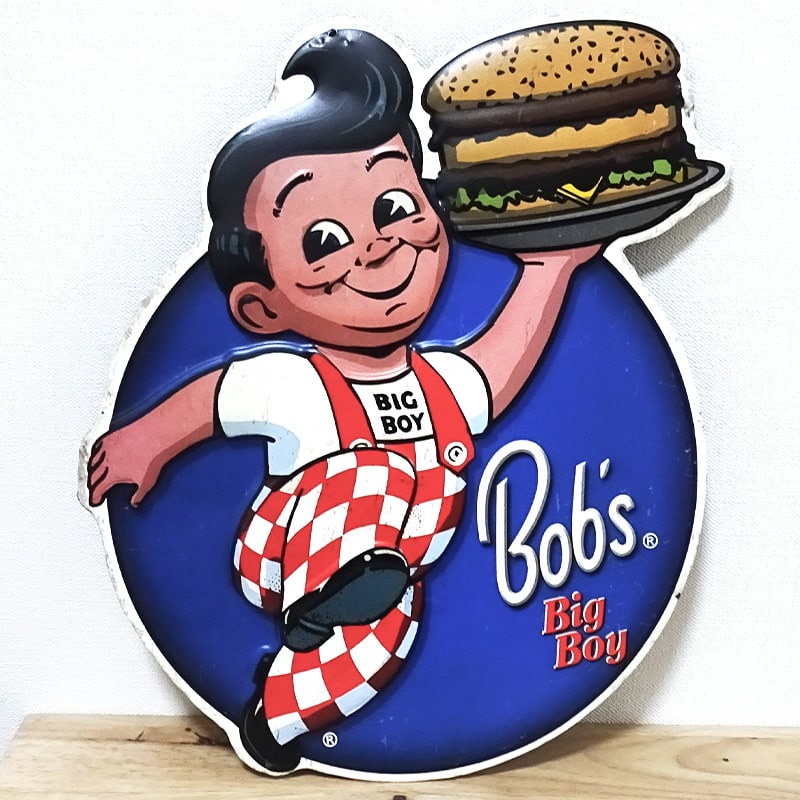 ブリキ看板 可愛い Bob’s Big Boy エンボスメタルサイン ビッグボーイ 正規ライセンス品 ガレージ ハンバーガー プレート 壁飾り アメリカン おしゃれ 雑貨 インテリア ディスプレイ 5,225円