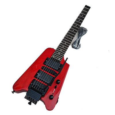 エレキギター 赤 木材傷ありジャンク品 エレキギター 赤 木材傷ありジャンク品 エレキギター 赤 木材傷
