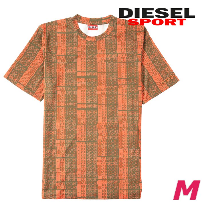 半袖Tシャツ カットソー メンズ AMTEE-LANDON-HT27 総柄ロゴプリント 吸汗速乾 die-m-t-g4-561