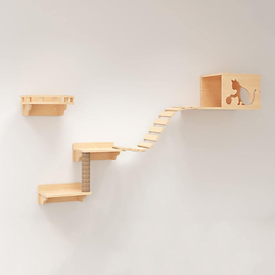 壁掛け式猫用ステップ ランキング 猫用壁掛け猫用家具猫の巣月の監視塔猫の頭柱スカプセルほとんどの子猫