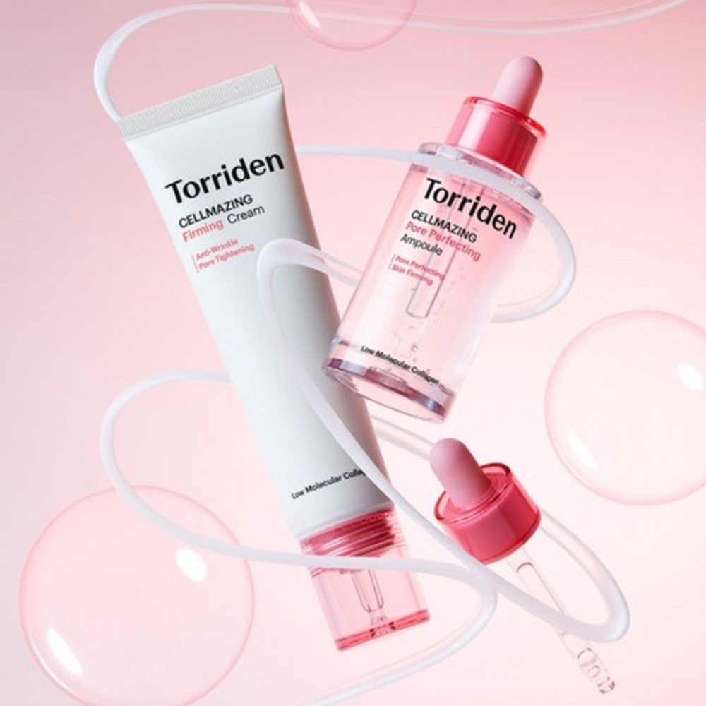 2点セット セルメイジング 低分子コラーゲン 毛穴 弾力 アンプル 30ml クリーム 60ml