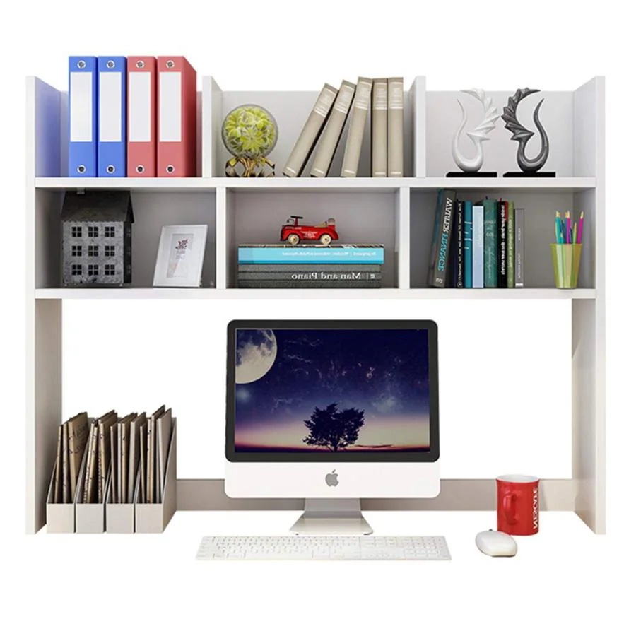 デスク上置き棚 デスク上収納ラック 机上ラック 机上台 デスク 収納 卓上収納 本立て 本棚 置棚 デスク上 小物 収納棚 飾り物整理棚 書類整理 シェルフ ストレー