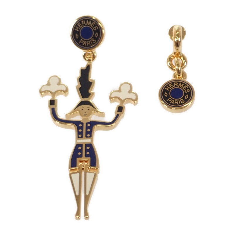 【Aランク】 グランド・パラード ピアス 花火師 ピアス メタル ネイビー レディース【ISEYA】