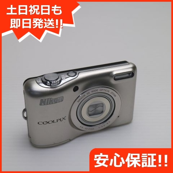 超美品 COOLPIX L30 シルバー デジカメ ニコン 59