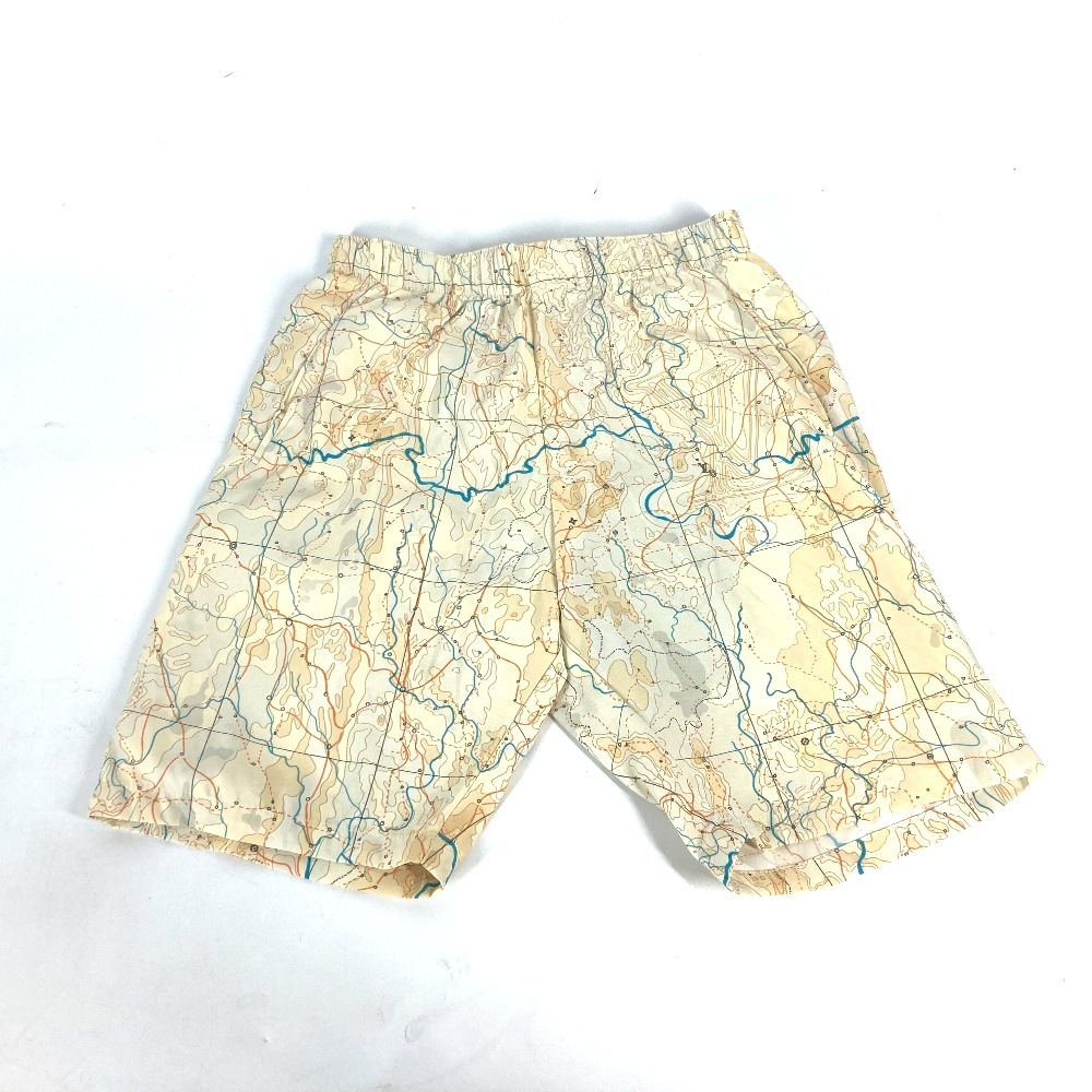 水着 総柄 キッズ 子供 ショートパンツ ハーフパンツ アパレル ボトムス ナイロン ベージュ