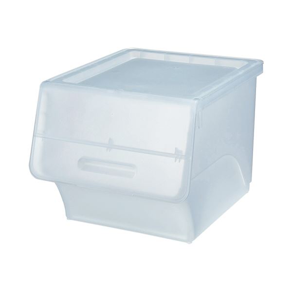 （まとめ） サンカ squ+ナチュラ フロック 深型 クリア NFR-30CL 1個 [x3セット]