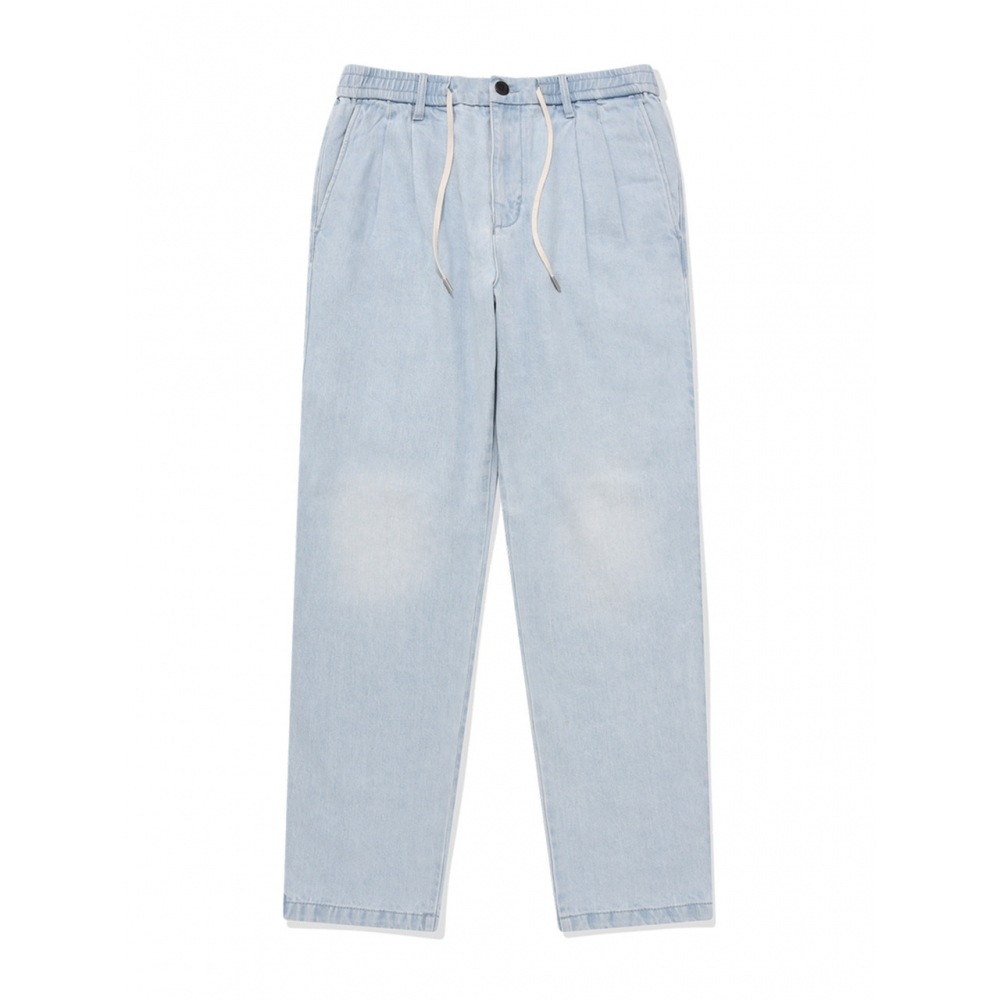 COVERNATテーパードデニムパンツライトブルー
